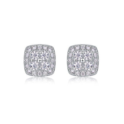 Fashionable Square Diamond Earrings for Women