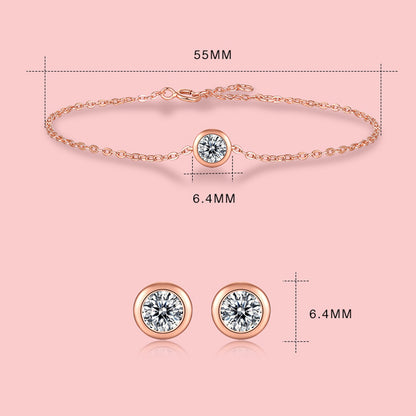 Fashionable Adjustable Bracelet with Sparkling Stones