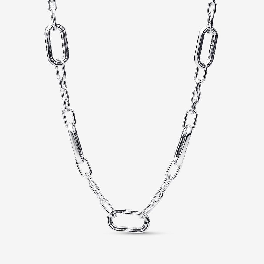 Sterling Silver Five Links Chain Necklace