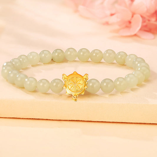 Flying Key Bracelet 925 Silver Jade Luxury Jewelry