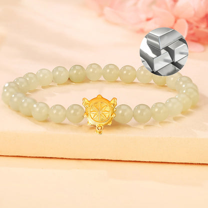 Flying Key Bracelet 925 Silver Jade Luxury Jewelry