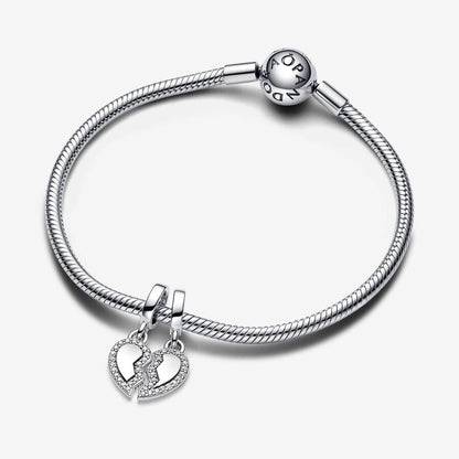 Friends Splittable Heart Dangle Charm