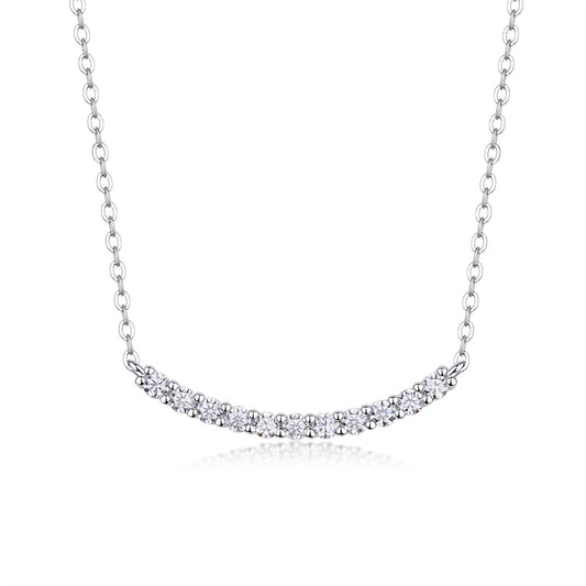 Graceful Moissanite Necklace for Everyday Elegance
