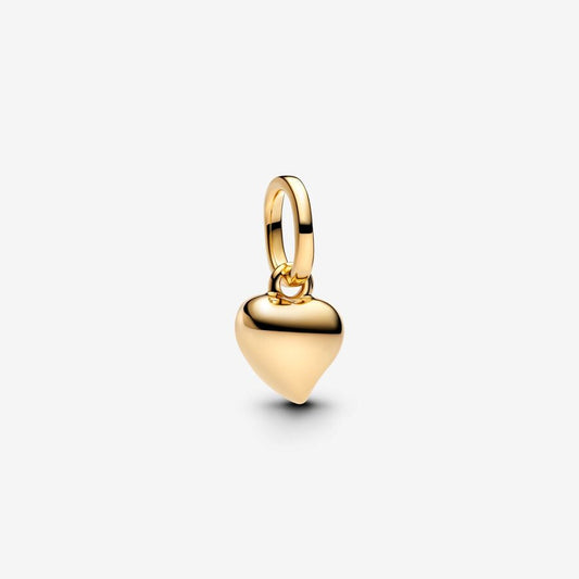 14K Gold Heart Mini Charm