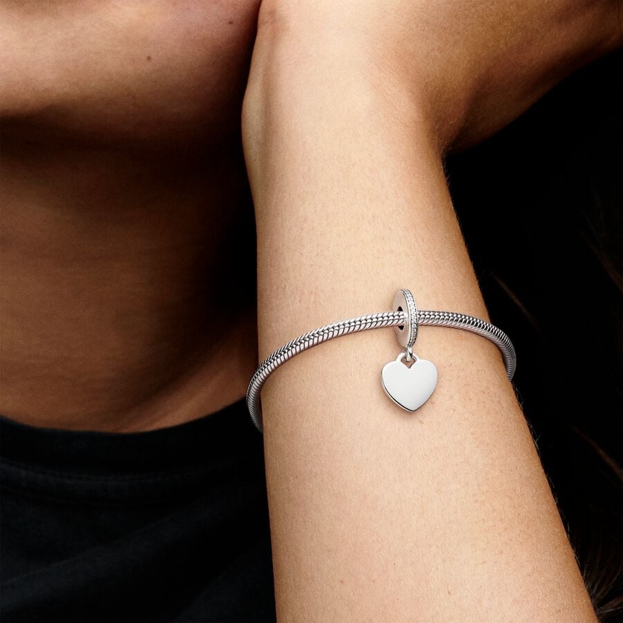 Sterling Silver Love Dangle