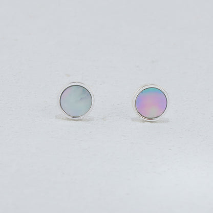 Rainbow Stainless Steel Geometric Stud Earrings - Chic Style