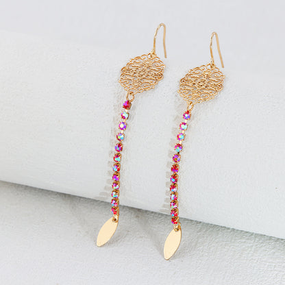 Abstract Gold Earrings - Multilayered Design