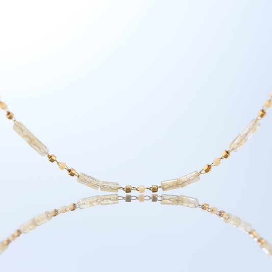 Stainless Steel Gold Geometric Necklace - Elegant Accessory for Women