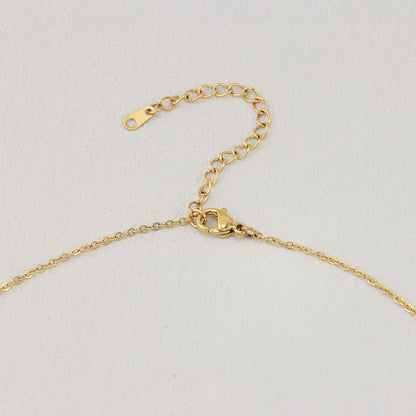 Black Stainless Steel O-Link Chain Necklace - Modern Minimalist