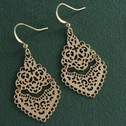 Stylish Rose Gold Statement Earrings