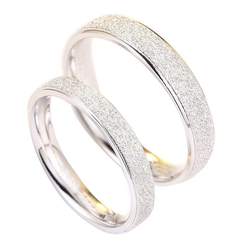 LOVE Cutout Couple Rings - 925 Sterling Silver Openwork Matching Set