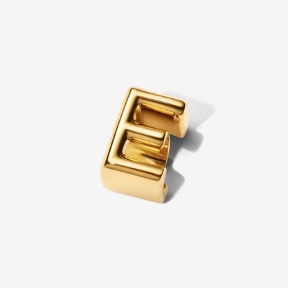14K Gold Plated Letter E Charm