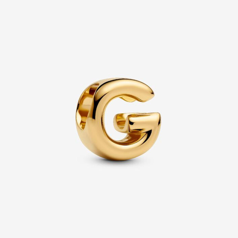 14K Gold Plated Letter G Charm