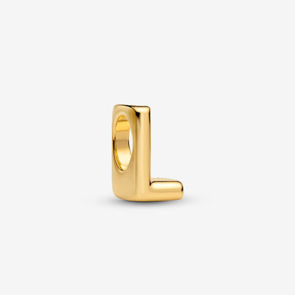 14K Gold Plated Letter L Charm