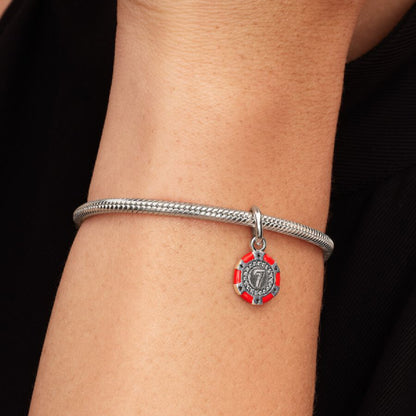 Sterling Silver Lucky Chip Charm