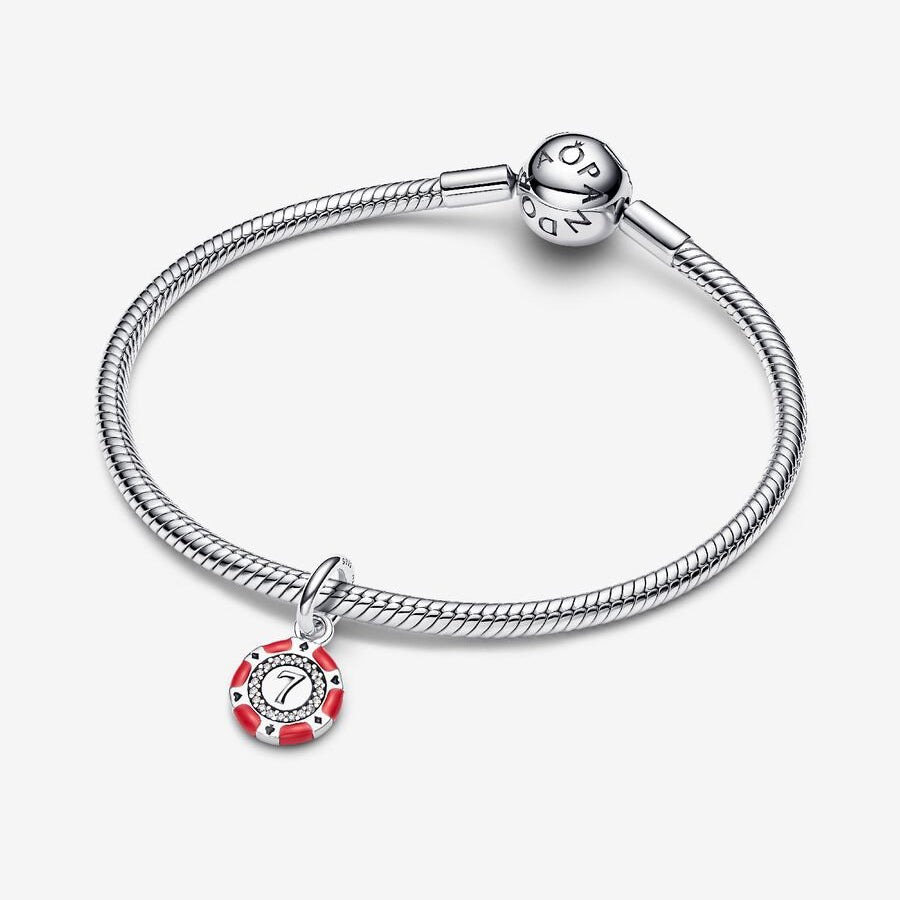 Sterling Silver Lucky Chip Charm