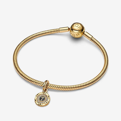 14k Gold Lucky Chip Charm