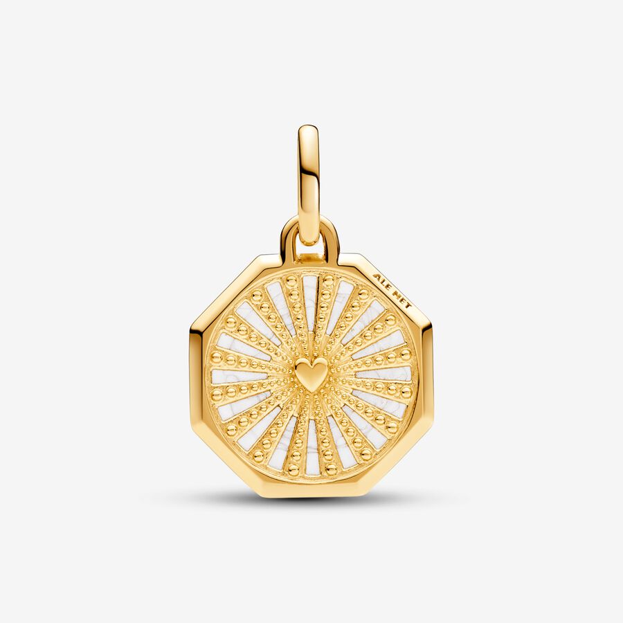 Lucky Horseshoe Medallion Charm
