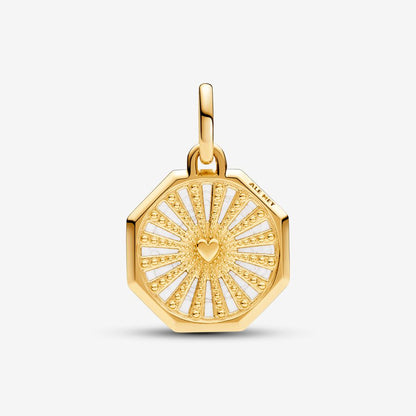 Lucky Horseshoe Medallion Charm