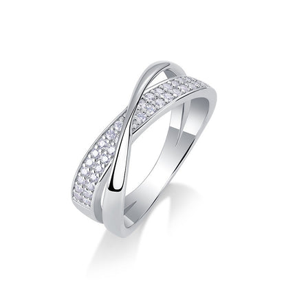 Minimalist Circle Diamond Ring for Women