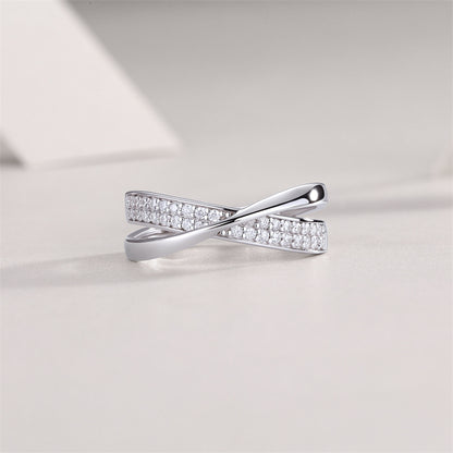 Minimalist Circle Diamond Ring for Women