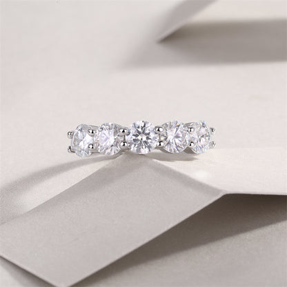 Minimalist Circle Diamond Ring for Women