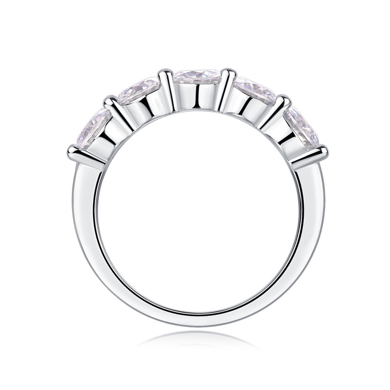 Minimalist Circle Diamond Ring for Women
