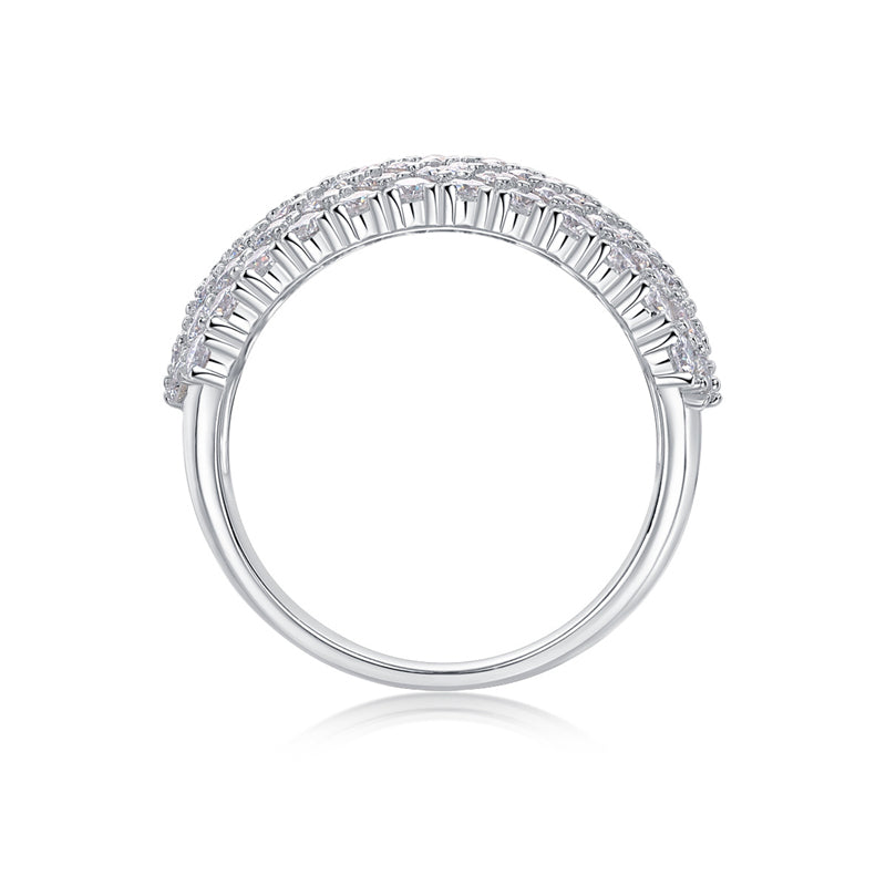 Minimalist Round Shape Moissanite Ring