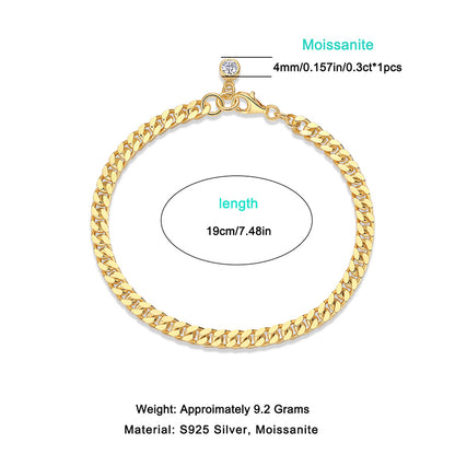 Modern Women's Sterling Silver Bracelet for Commuting and Work