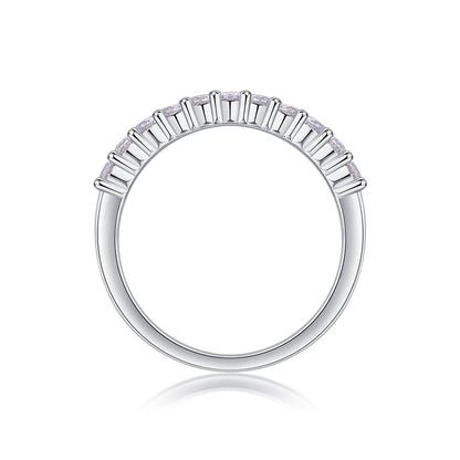 Modern Circle Design Silver Ring for Women