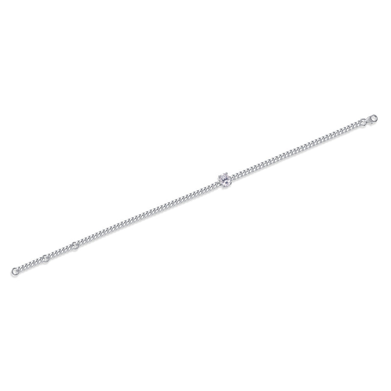 Modern Unisex Sterling Silver Bracelet for Commuting and Work
