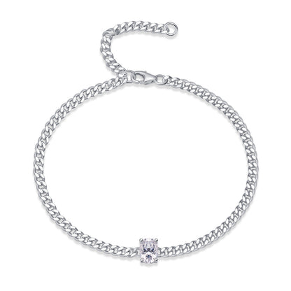 Modern Unisex Sterling Silver Bracelet for Commuting and Work
