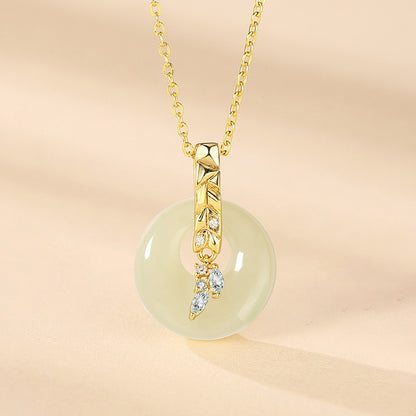 Modern Wheat Ear Jewelry Collection - 925 Sterling Silver Necklaces in Contemporary Asian Style