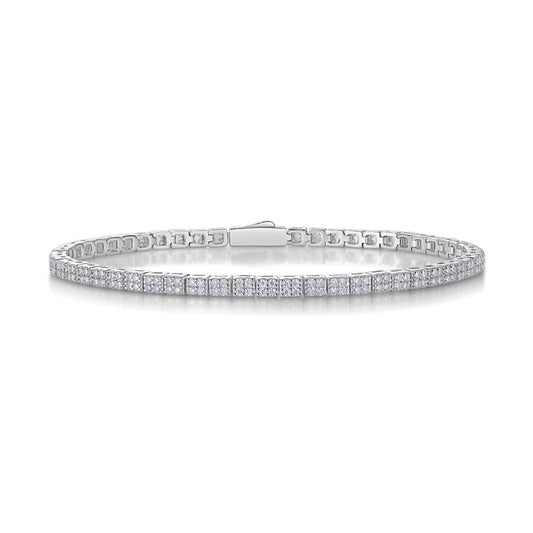 Modern Women's Sterling Silver Bracelet for Commuting and Work