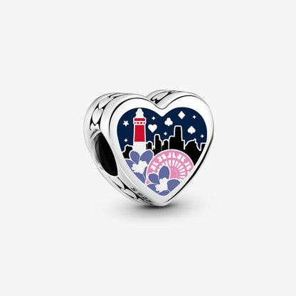 NJ Jersey Girl Heart Charm