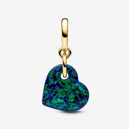 Jungle-Inspired Heart Charm