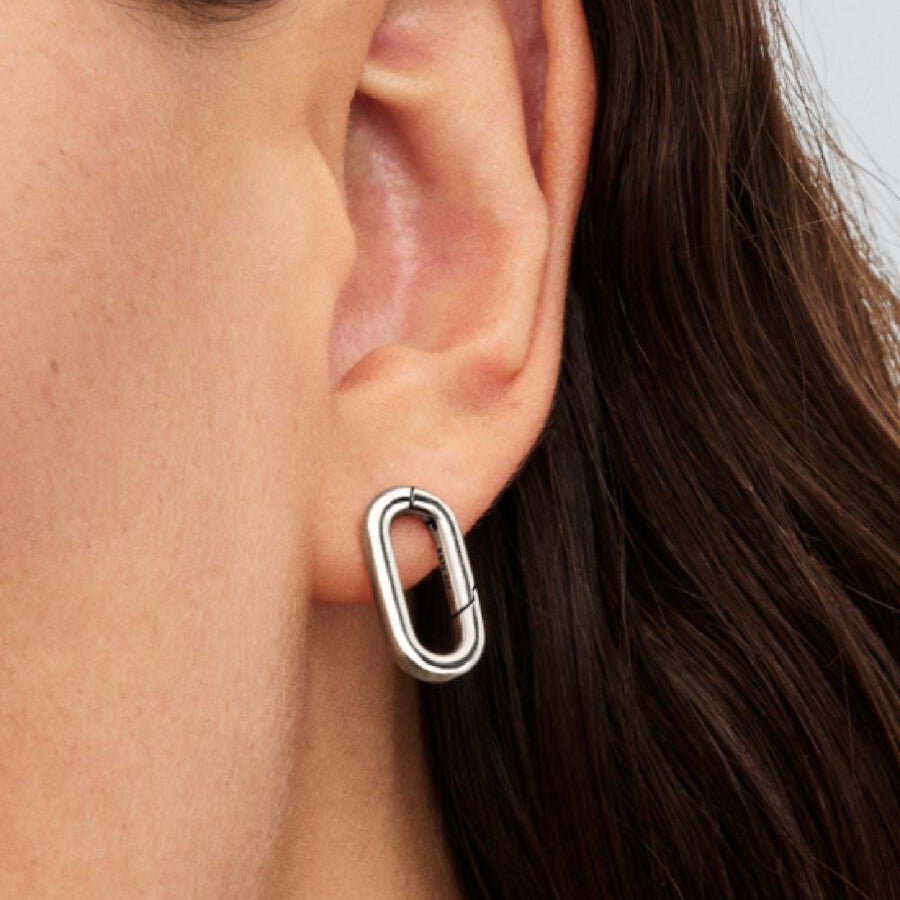 Sterling Silver Openable Stud Earring