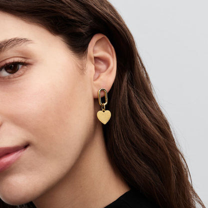 14k Gold Openable Stud Earring