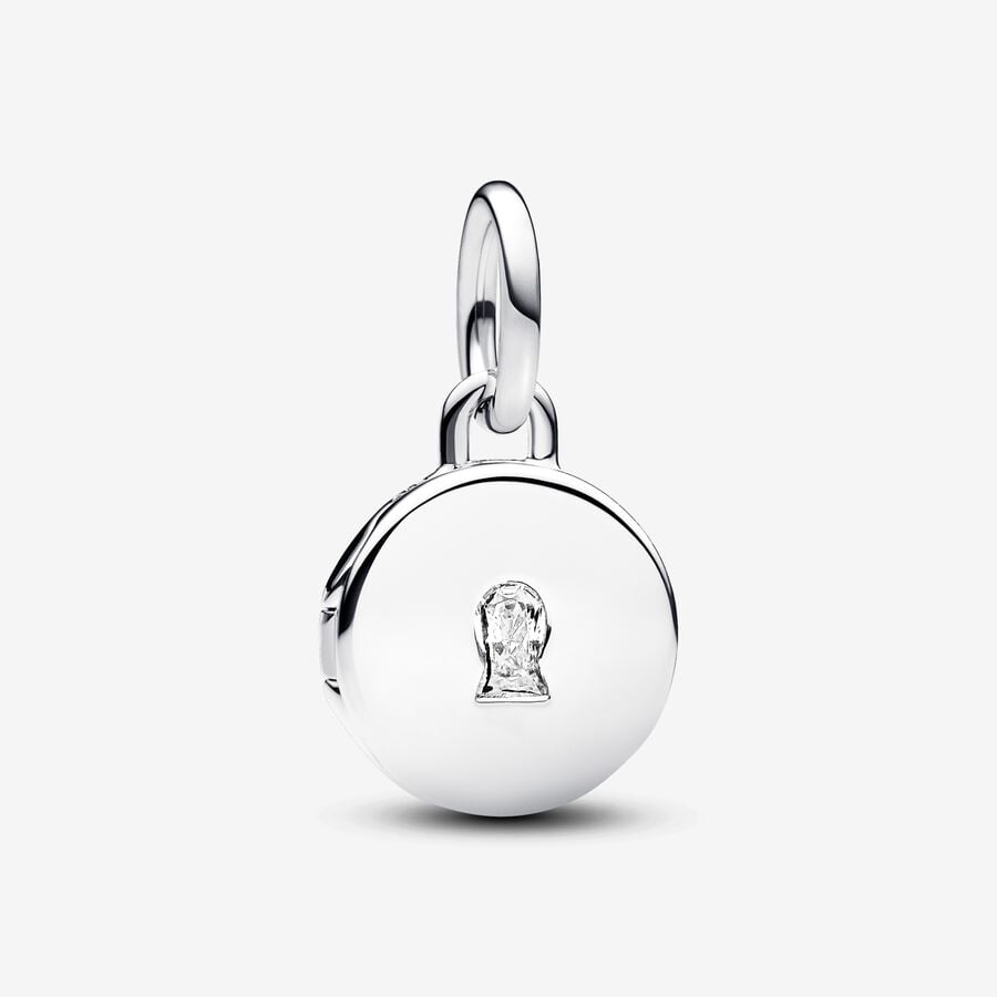 Openable & Engravable Love Locket Dangle Charm