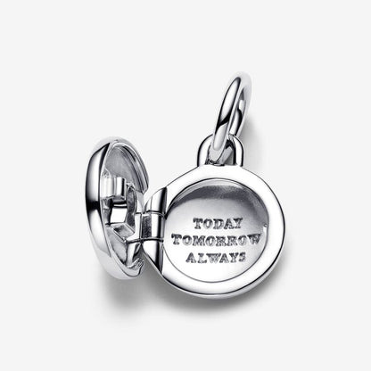 Openable & Engravable Love Locket Dangle Charm