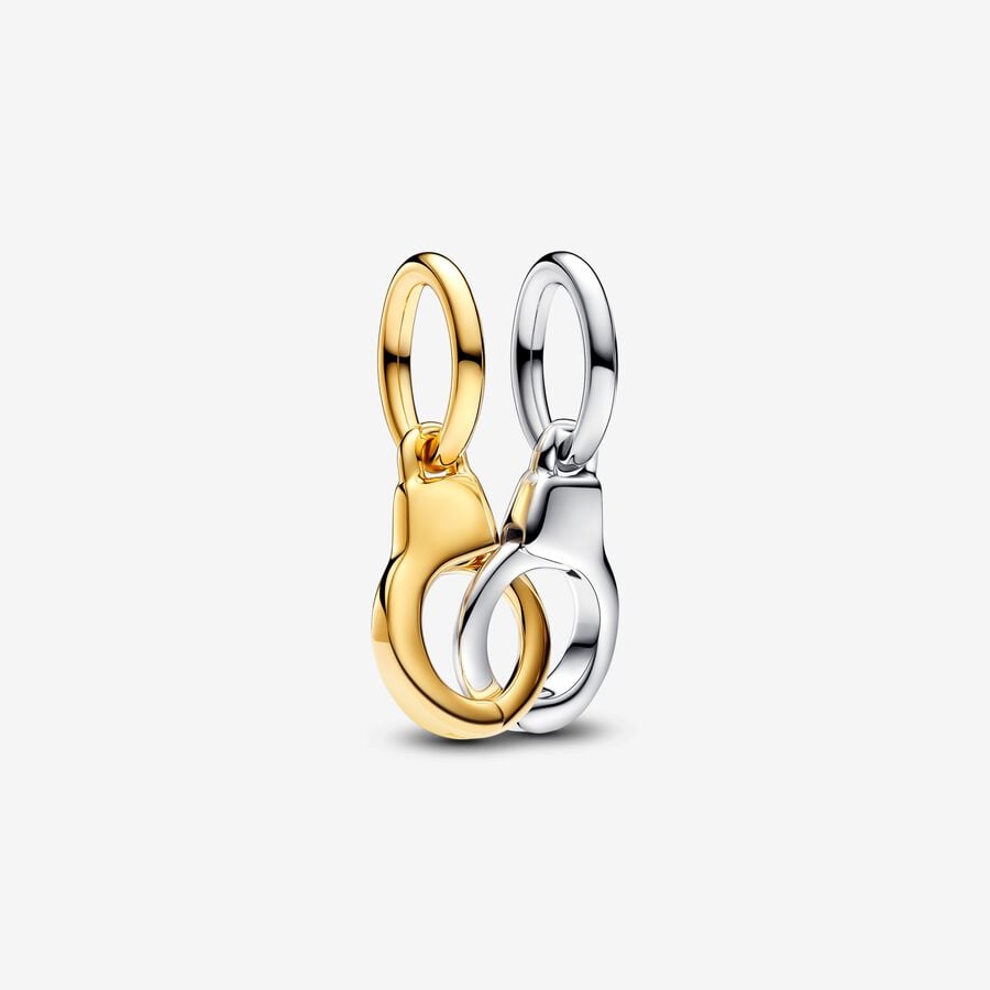 Sterling Silver Handcuffs Charm