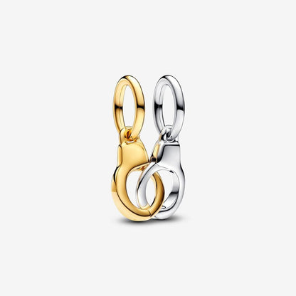 Sterling Silver Handcuffs Charm