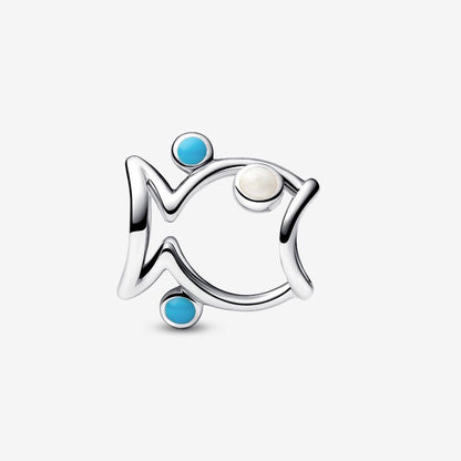 Delicate Openwork Fish Charm