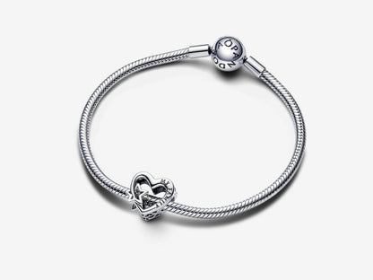 Openwork Family Heart & Star Charm