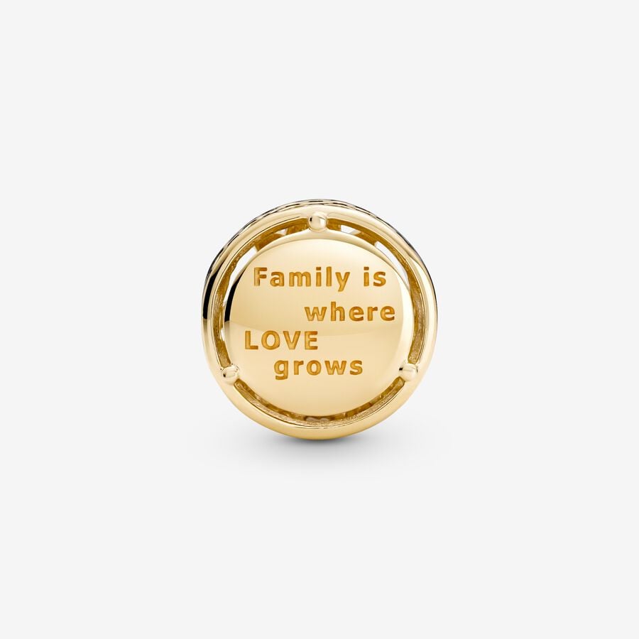 Openwork Family Roots Charm