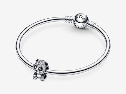 Sparkling Cute Panda Charm