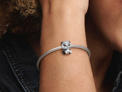 Sparkling Cute Panda Charm