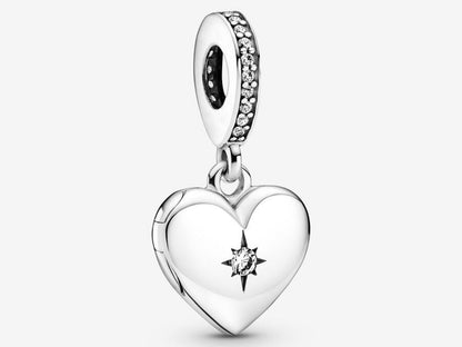 Heart-Shaped Locket Charm
