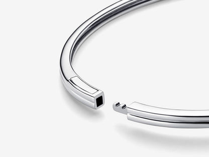 Lab-grown Diamond Bangle 0.15 carat tw Sterling Silver