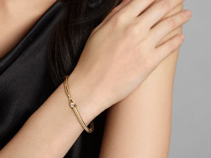 Lab-grown Diamond Bangle 0.50 carat tw 14k Gold